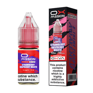 Strawberry Raspberry Mojito OX Passion Nic Salt E-Liquid by OXVA