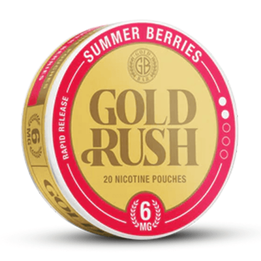 Summer Berries Gold Rush Nicotine Pouches by Gold Bar- 21520 - TABlites