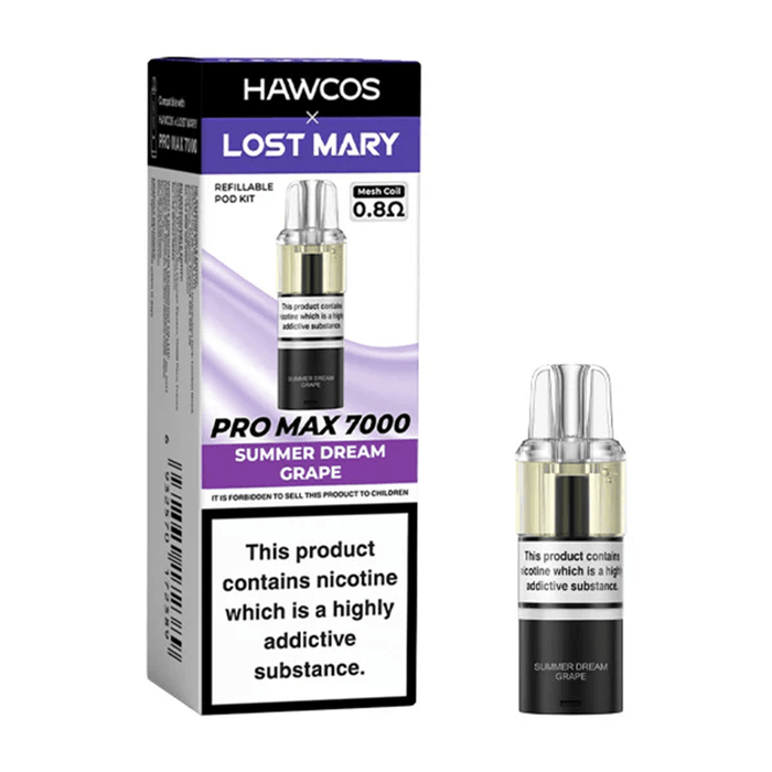 Summer Dream Grape Hawcos x Lost Mary Pro Max 7000 Prefilled Pods