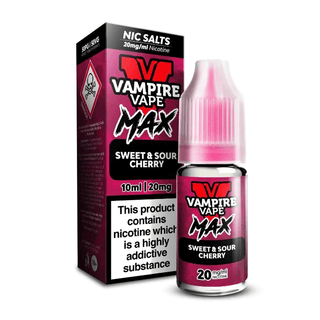 Sweet Sour Cherry Vampire Vape Max Nic Salt E-Liquid
