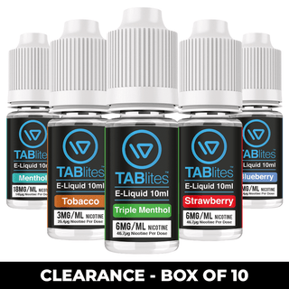 Tablites Premium Range E-Liquid (Box of 10 Bottles) - Clearance