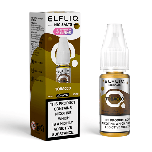 Tobacco Elfliq Vape Juice by Elf Bar | Elf Bar | Tablites Tobacco Elfliq Vape Juice by Elf Bar | Elf Bar | Tablites