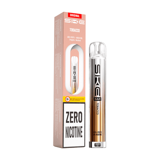 Tobacco SKE Bar 600 Zero Nicotine Prefilled Vape Kit