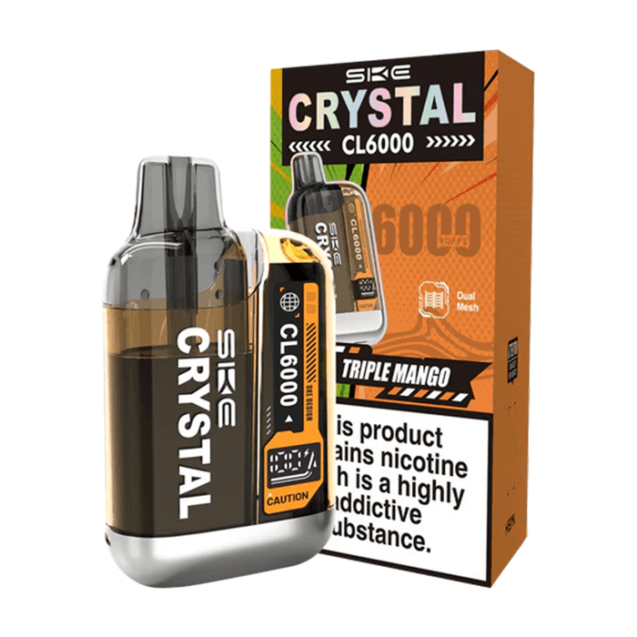 SKE Crystal CL6000 Big Puff Vape Kit - Triple Mango
