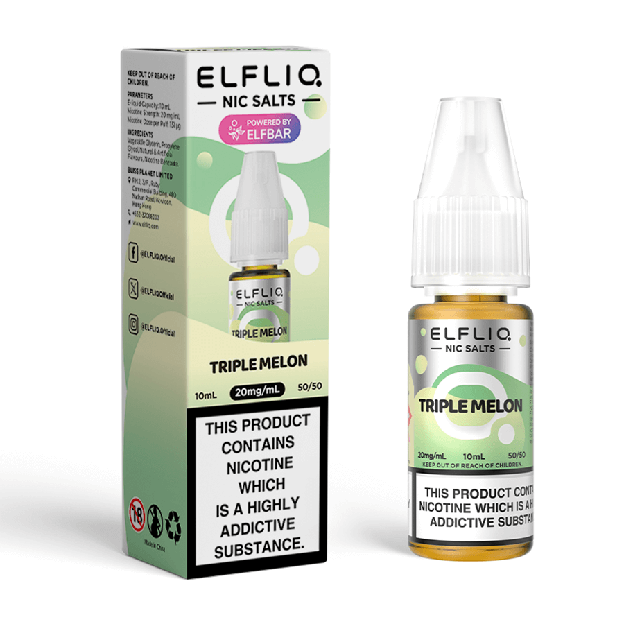 Triple Melon Elfliq Vape Juice by Elf Bar | Elf Bar | Tablites Triple Melon Elfliq Vape Juice by Elf Bar | Elf Bar | Tablites