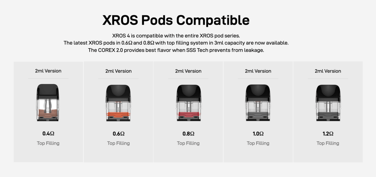 Vaporesso XROS 4 Mini Vape Kit- 20995 - TABlites