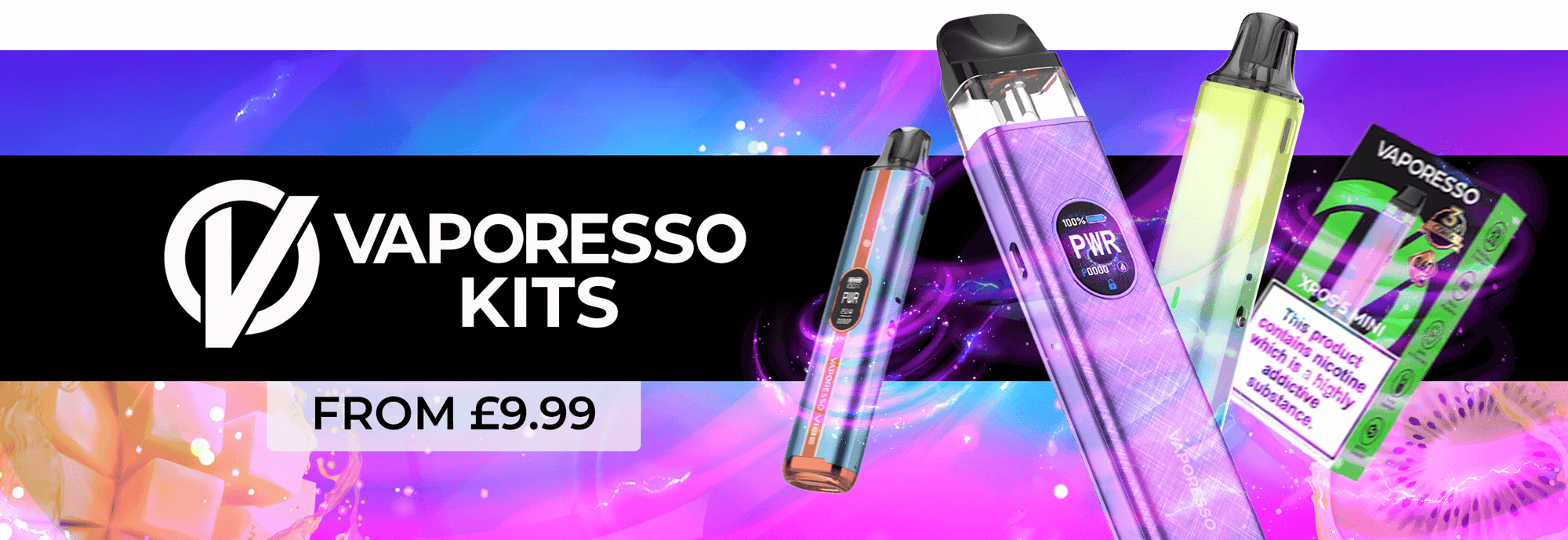 Riot X E-Liquid Website Sliding Banner