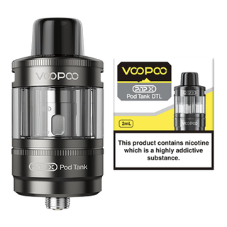 Voopoo PnP X Pod Tank - 2ml Black DTL