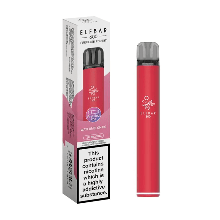 Watermelon BG Elfbar 600 Prefilled Pod Kit
