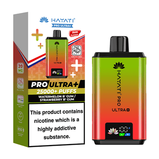 Watermelon Bubblegum / Strawberry Bubblegum Hayati Pro Ultra+ Vape Kit