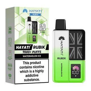 Watermelon Ice Hayati Rubik 7000 Puff Vape Kit