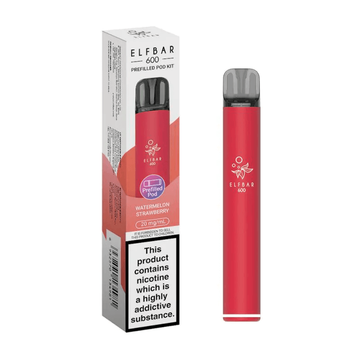 Watermelon Strawberry Elfbar 600 Prefilled Pod Kit