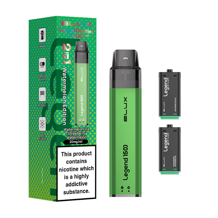 Elux Legend 1500 Prefilled Vape Kit Watermelon Edition
