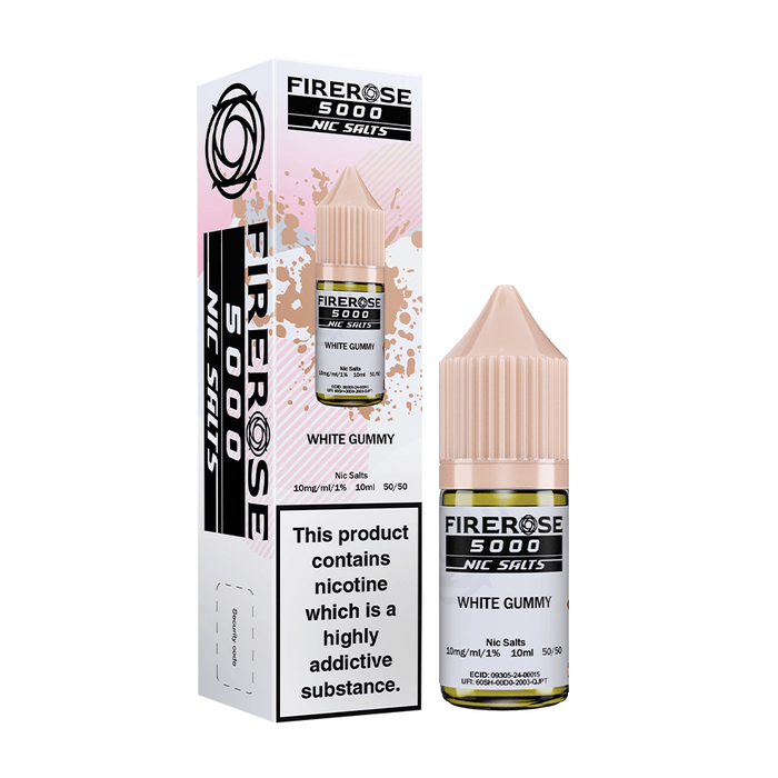 White Gummy Firerose Vape Juice by Elux - 21372 - TABlites