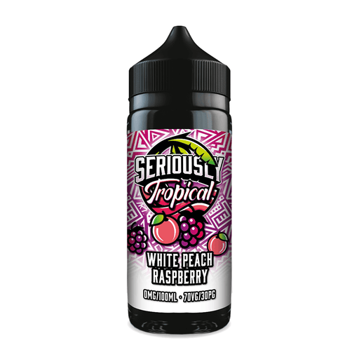 White Peach Raspberry Seriously Tropical 100ml by Doozy Vape - 22086 - Tablites Vape Store