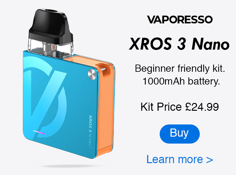 Xros 3 Nano Banner - Compact and Powerful Vaping Device