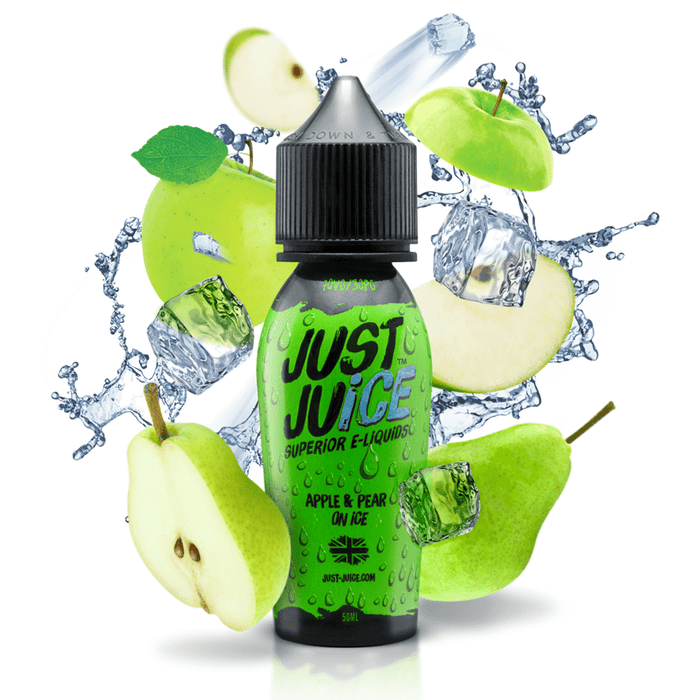 Apple & Pear on Ice Shortfill E-Liquid by Just Juice 50ml - TABlites