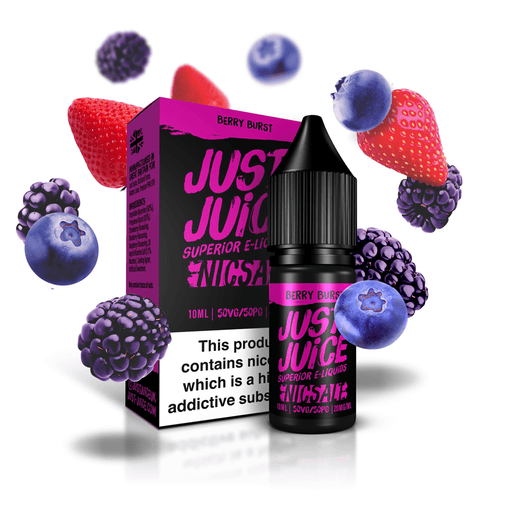 Berry Burst Nic Salt E-Liquid by Just Juice 10ml - TABlites