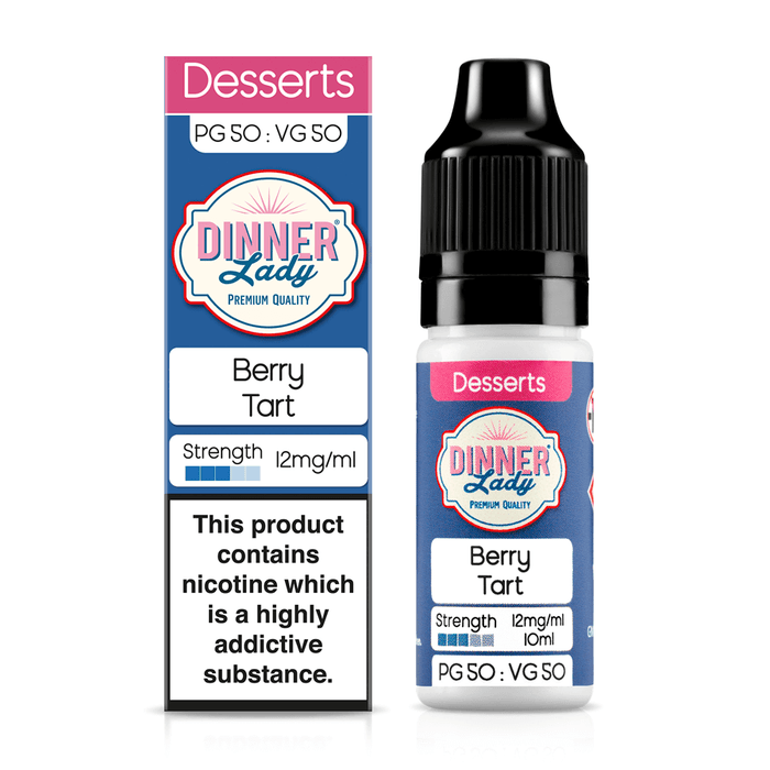 Berry Tart E-Liquid by Dinner Lady 50/50 10ml - TABlites