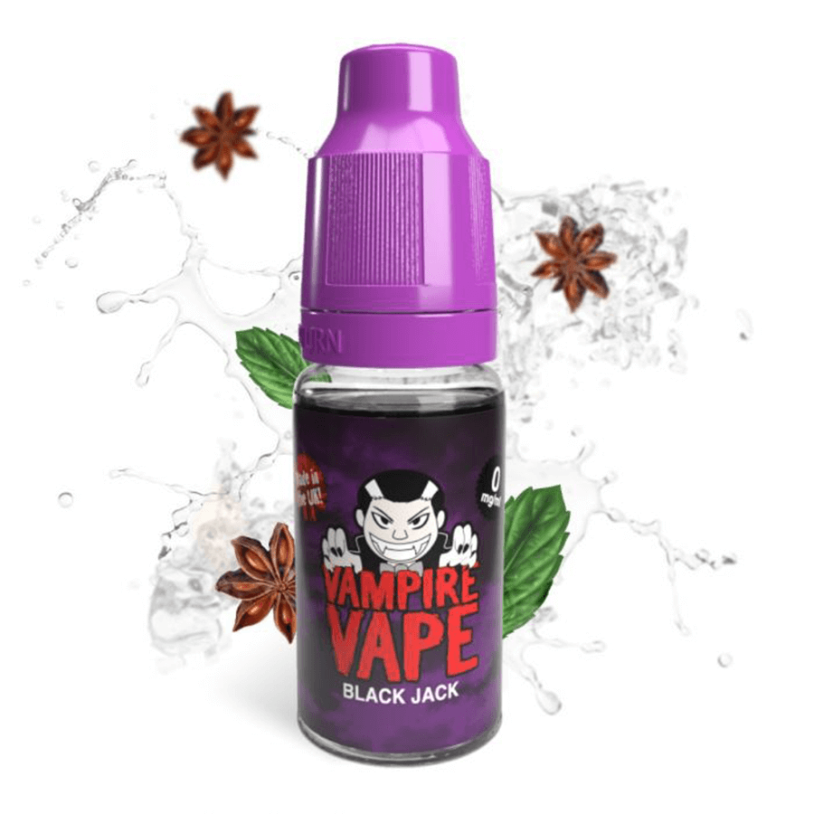 Black Jack E-Liquid by Vampire Vape 10ml Tablites Black Jack E-Liquid by Vampire Vape 10ml Tablites