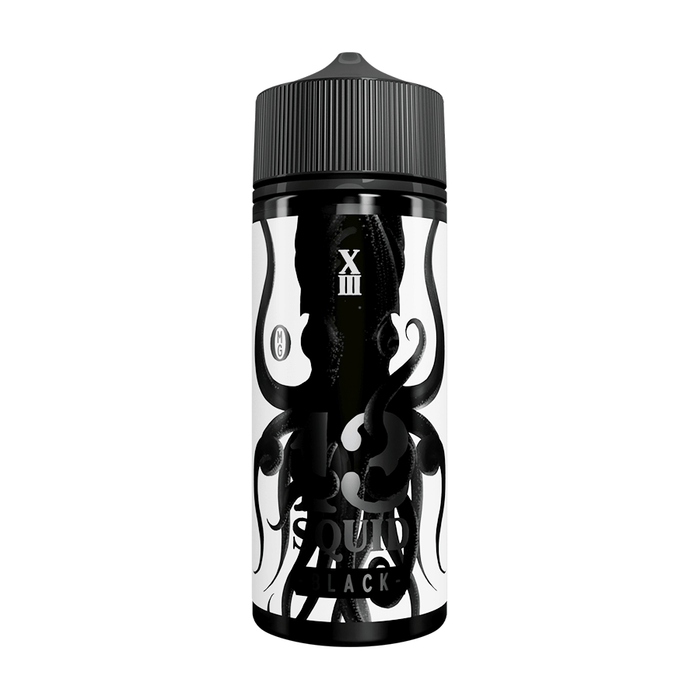 Black Short Fill E-Liquid by 13 Squid 100ml - TABlites
