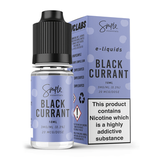 Blackcurrant E-Liquid by Simple Essentials 50/50 10ml - TABlites
