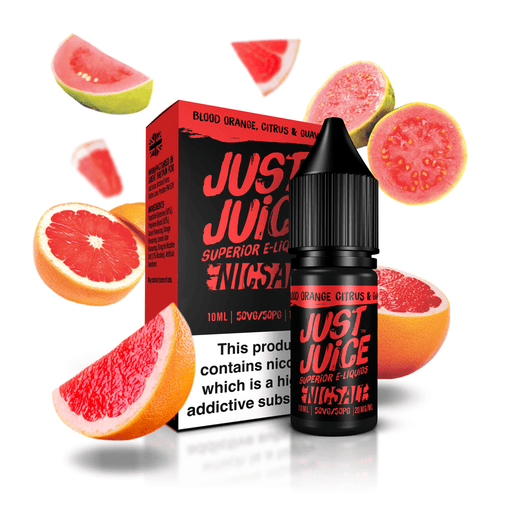 Blood Orange, Citrus & Guava Nic Salt E-Liquid by Just Juice 10ml - TABlites