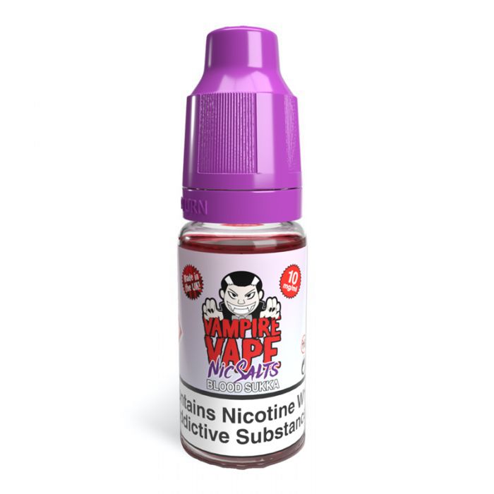 Blood Sukka Nic Salt E-Liquid by Vampire Vape 10ml - TABlites
