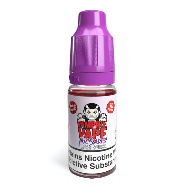 Blood Sukka Nic Salt E-Liquid by Vampire Vape 10ml Tablites Blood Sukka Nic Salt E-Liquid by Vampire Vape 10ml Tablites