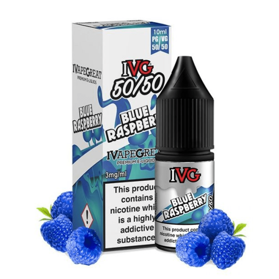 Blue Raspberry 50/50 E-Liquid by IVG - 4 for 10 Tablites Blue Raspberry 50/50 E-Liquid by IVG - 4 for 10 Tablites