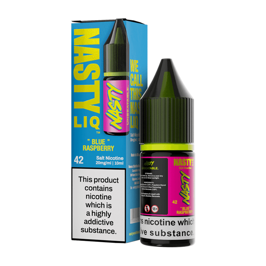 Blue Raspberry Nastyliq Vape Juice by Nasty Juice — TABlites