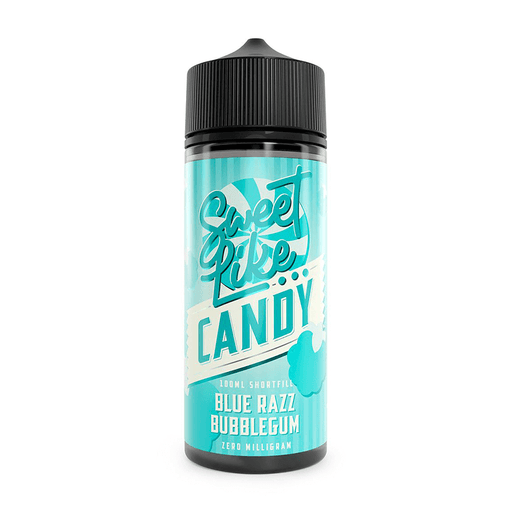 Blue Razz Bubblegum Short Fill Vape Juice by Sweet Like Candy 100ml - TABlites