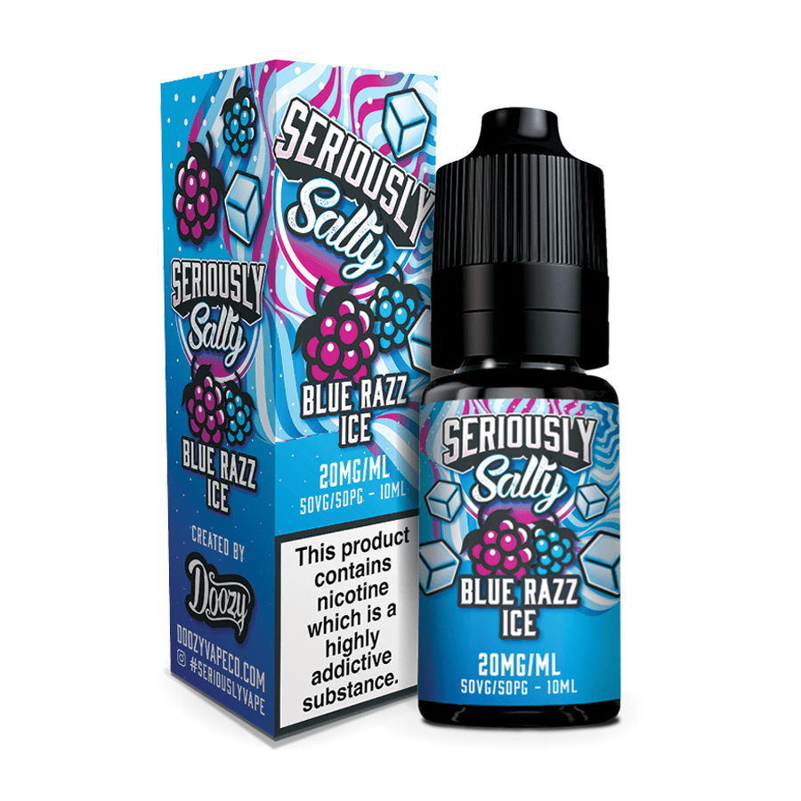 Blue Razz Ice E-Liquid by Seriously Salty Tablites Blue Razz Ice E-Liquid by Seriously Salty Tablites