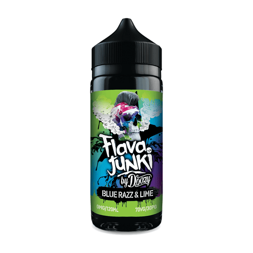 Blue Razz Lime Flava Junki Shortfill E-Liquid by Doozy 100ml - TABlites