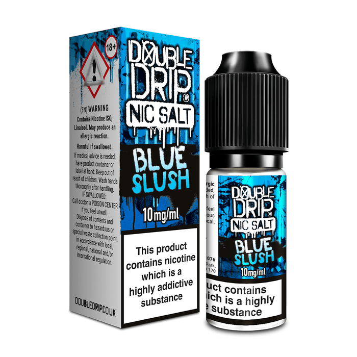 Blue Slush Nic Salt E-Liquid by Double Drip - TABlites