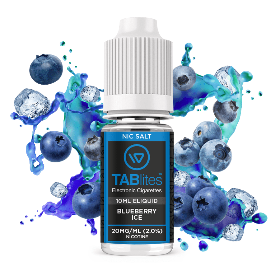 Blueberry Ice Nic Salt 10ml E-Liquid by TABlites Tablites Blueberry Ice Nic Salt 10ml E-Liquid by TABlites Tablites