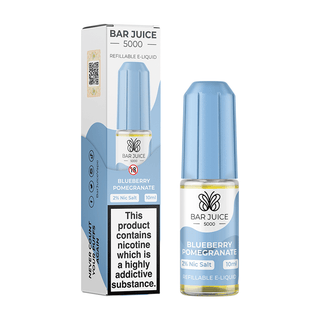 Blueberry Pomegranate by Bar Juice 5000 Nic Salt E-Liquid 10ml - TABlites