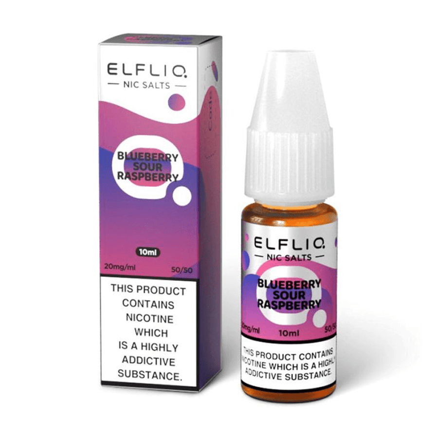 Blueberry Sour Raspberry Elfliq Vape Juice by Elf Bar - from £3 — TABlites