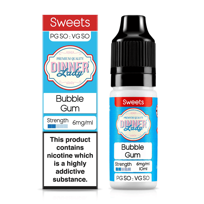 Bubblegum E-Liquid by Dinner Lady 50/50 10ml - TABlites
