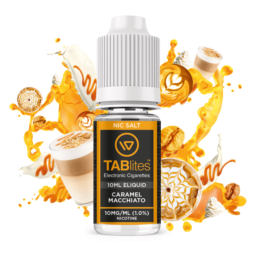 Caramel Macchiato Nic Salt 10ml E Liquid by Tablites TABlites