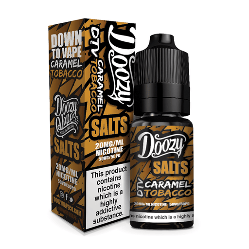 Caramel Tobacco Nic Salt E-Liquid by Doozy Vape Co. 10ml - TABlites