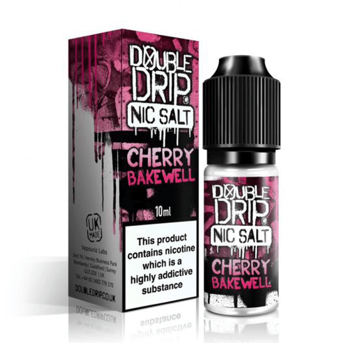 Cherry Bakewell Nic Salt E-Liquid by Double Drip - TABlites