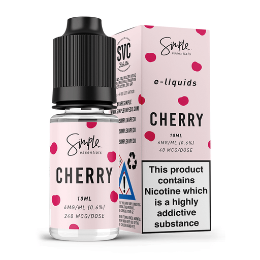 Cherry E-Liquid by Simple Essentials 50/50 10ml - TABlites