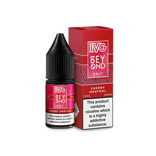 Cherry Menthol Beyond Nic Salt E-Liquid by IVG - TABlites