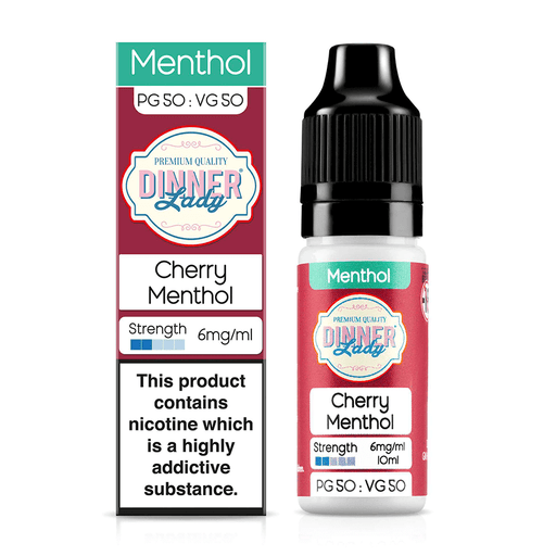 Cherry Menthol E-Liquid by Dinner Lady 50/50 10ml - TABlites