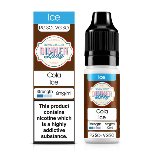 Cola Ice E-Liquid by Dinner Lady 50/50 10ml - TABlites