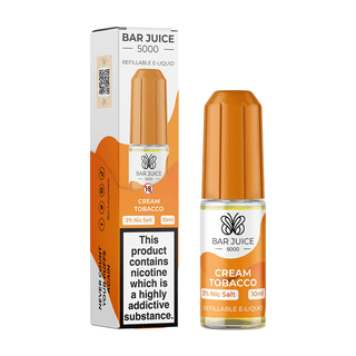 Cream Tobacco by Bar Juice 5000 Nic Salt E-Liquid 10ml Tablites Cream Tobacco by Bar Juice 5000 Nic Salt E-Liquid 10ml Tablites