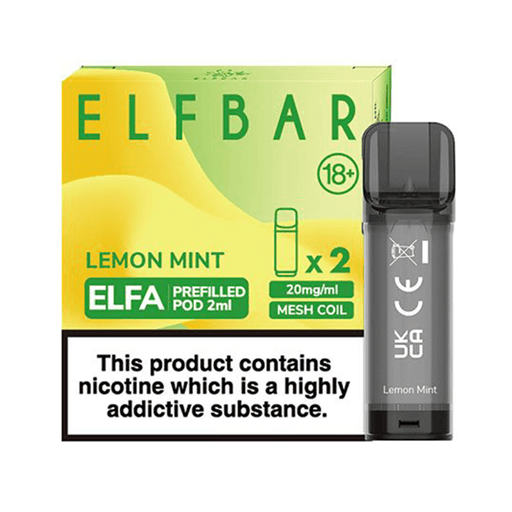 Elf Bar Elfa Prefilled Pods Lemon Mint - TABlites