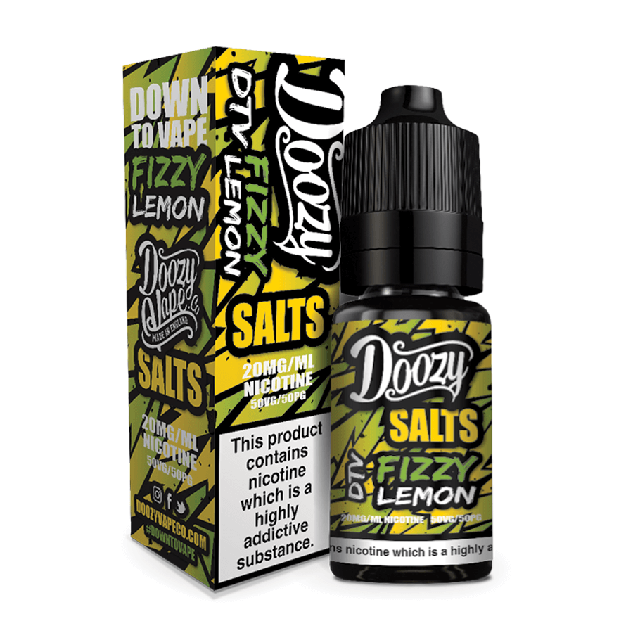 Fizzy Lemon Nic Salt E-Liquid by Doozy Vape Co. 10ml Tablites Fizzy Lemon Nic Salt E-Liquid by Doozy Vape Co. 10ml Tablites