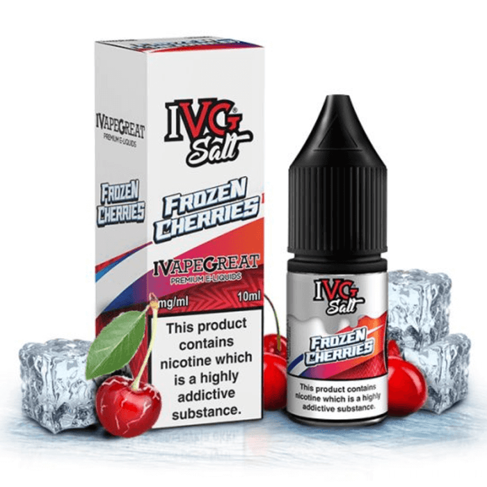 Frozen Cherries Nic Salt E-Liquid by IVG- 5056348047981 - TABlites